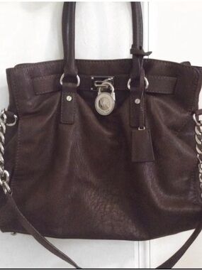 Michael Kors Brown Classic Tote Shoulder Bag
